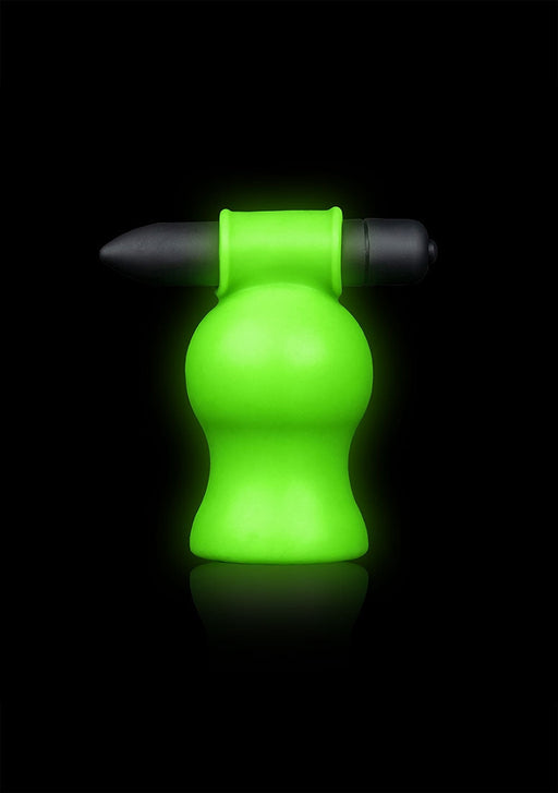 Vibrerende Kop Masturbator Glow in the Dark Neon Groen-Ouch! Glow in the Dark-Neon groen-SoloDuo