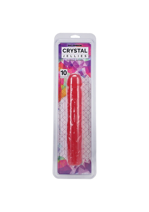 Classic Dong 24,1 CM-Doc Johnson - Crystal Jellies-Roze-SoloDuo