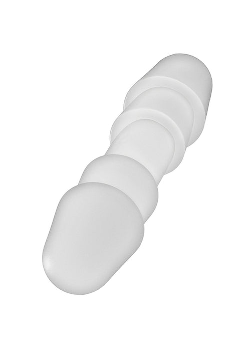 Frosted Double Up Butt Plug-Doc Johnson - Vac-U-Lock-Wit-SoloDuo