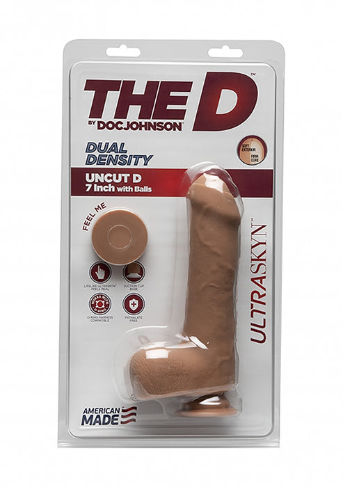 The Uncut D Ultraskyn 18 cm-Doc Johnson - The D-Vanille-SoloDuo