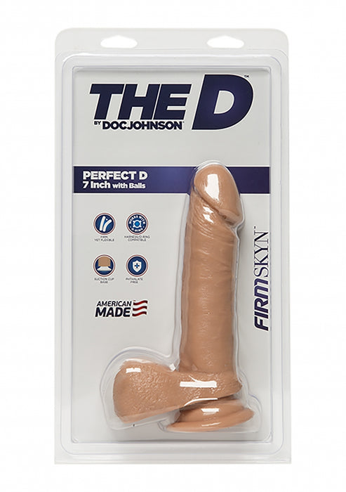 The Perfect D Firmskyn 18 cm-Doc Johnson - The D-Beige-SoloDuo