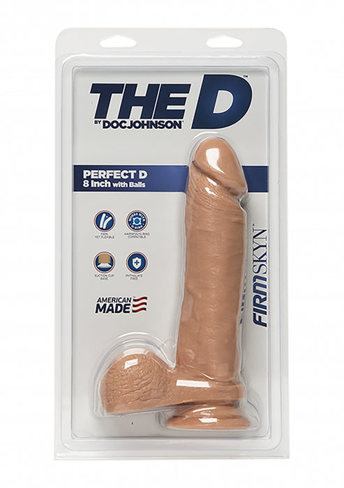 The Perfect D Firmskyn 20 cm-Doc Johnson - The D-Beige-SoloDuo