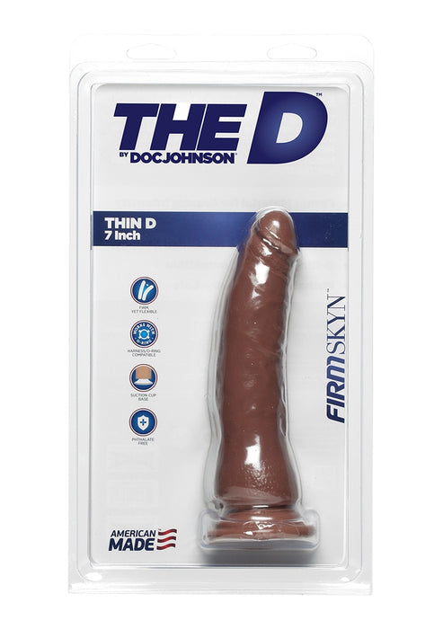 The Slim D Firmskyn 18 cm-Doc Johnson - The D-Caramel-SoloDuo
