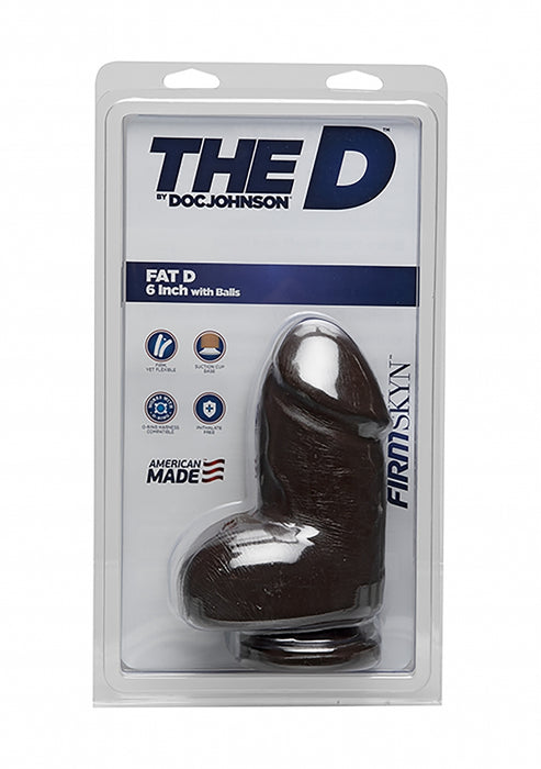 The Fat D Firmskyn 15 cm-Doc Johnson - The D-Vanille-SoloDuo