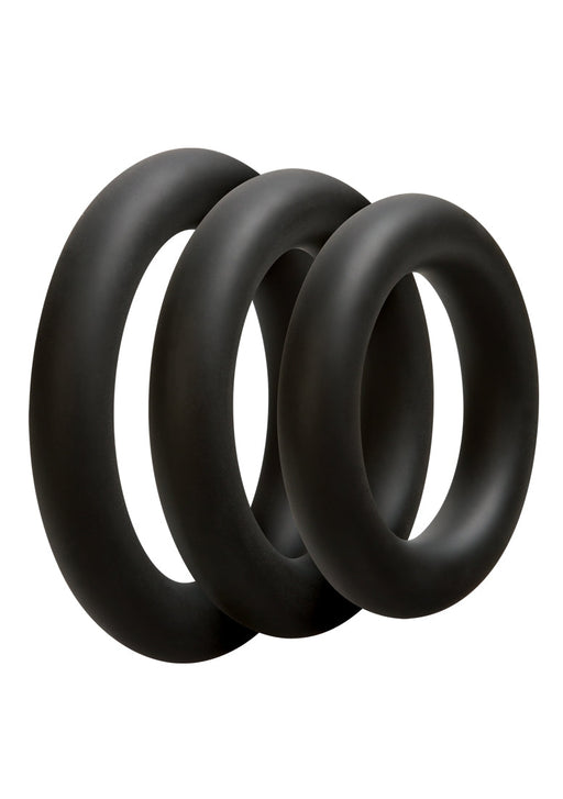 3 C-Ring Set Dik-Doc Johnson - Optimale-Zwart-SoloDuo