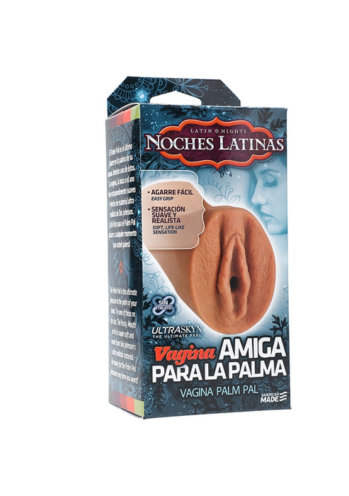 Amiga para La Palma Vagina masturbator-Doc Johnson - Noches Latinas-Caramel-SoloDuo