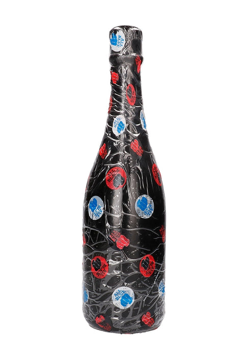 All Black Champagne Buttplug 39.5 cm-All Black-Zwart-SoloDuo