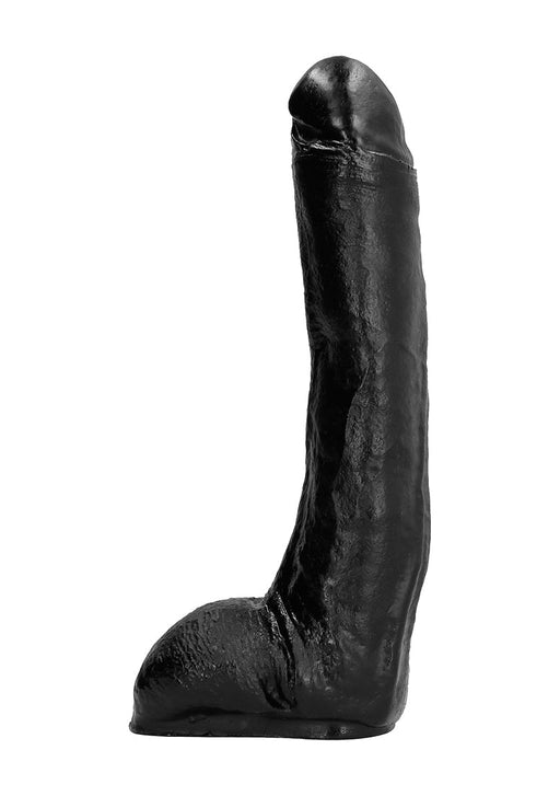 All Black Gebogen Dildo 29 cm-All Black-Zwart-SoloDuo