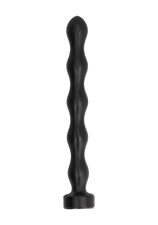All Black Geribbelde Buttplug 32 cm-All Black-Zwart-SoloDuo