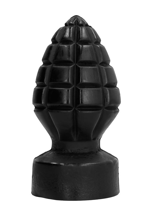 All Black Granaat Buttplug 14 cm-All Black-Zwart-SoloDuo