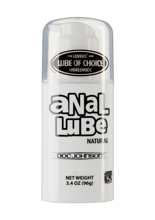 Anal Lube Mega Pump - Natural-Doc Johnson-Wit-SoloDuo