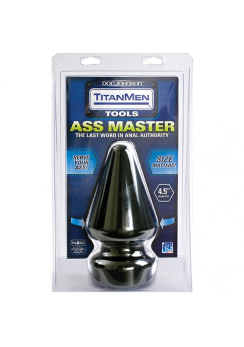 Ass Master 11,5 cm-Doc Johnson - TitanMen-Zwart-SoloDuo
