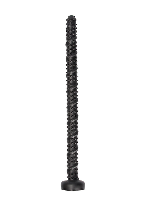 Ass Snake Dildo met Textuur 55 cm-Ouch!-Zwart-SoloDuo