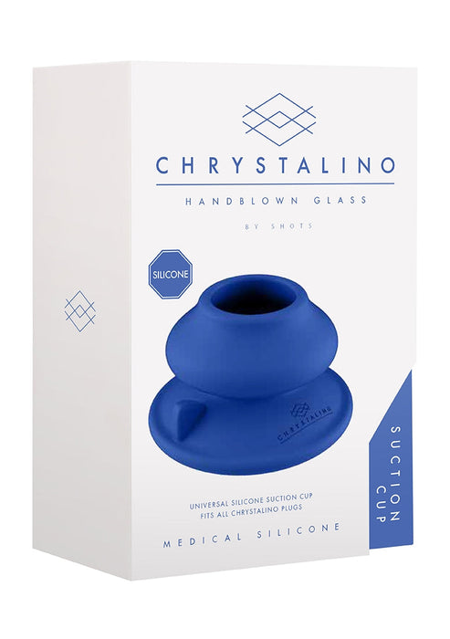 Blauwe Siliconen Zuignap-Chrystalino-SoloDuo