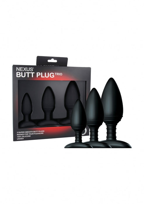 Butt Plug Set - Nexus-Nexus-Zwart-SoloDuo