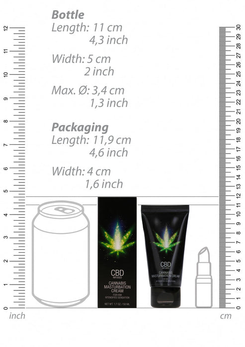 CBD Cannabis Masturbatie Crème Voor Hem-Pharmquests-50ml-SoloDuo