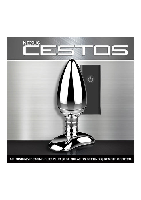Cestos Butt Plug Met Afstandsbediening-Nexus-Zilver-SoloDuo