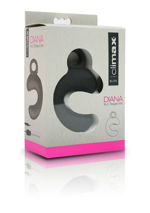 Climax Elite - DIANA 9x C-sharped Vibrator-Topco-SoloDuo