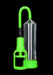 Comfortabele Beginners Pomp Glow in the Dark Neon Groen-Ouch! Glow in the Dark-Zwart met neon groen-SoloDuo