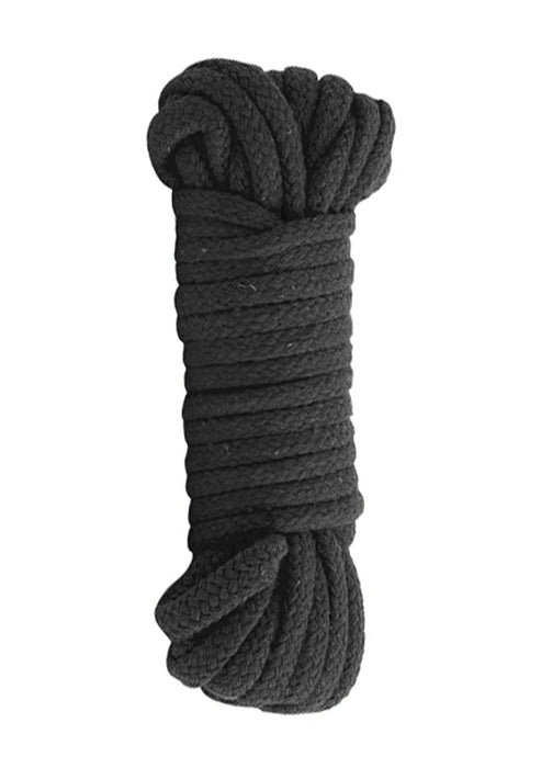 Cotton Bondage Rope Japanesse-Doc Johnson - Built In America-Zwart-SoloDuo