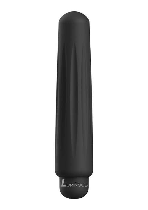 Delia Bullet Vibrator met Siliconen Sleeve-Luminous-Zwart-SoloDuo