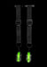 Deur Restraint Set Glow in the Dark Neon Groen/Zwart-Ouch! Glow in the Dark-Zwart met neon groen-SoloDuo