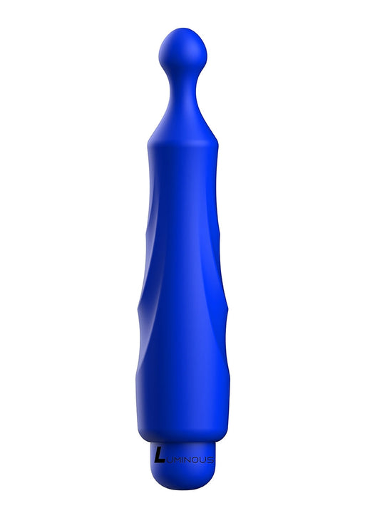 Dido Bullet Vibrator met Siliconen Sleeve-Luminous-Blauw-SoloDuo