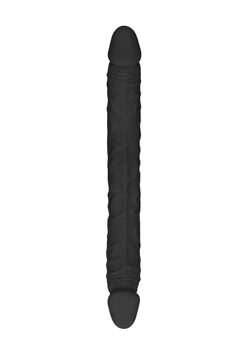 Dubbele Dildo 36 cm (14 inch)-RealRock-Zwart-SoloDuo