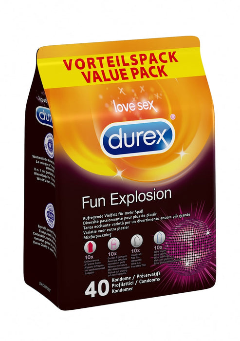 Durex Fun Explosion Condooms 40 Stuks-Durex-40-SoloDuo
