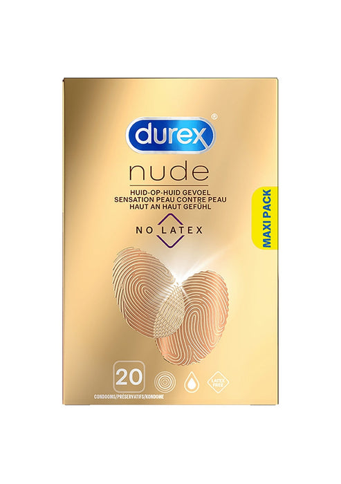 Durex Nude Condooms Zonder Latex 20 Stuks-Durex-20-SoloDuo