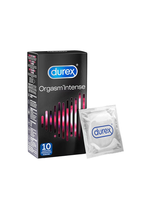 Durex Orgasm Intense Condooms 10 Stuks-Durex-10-SoloDuo