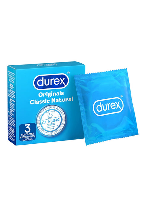 Durex Originals Classic Natural Condooms 3 Stuks-Durex-3-SoloDuo