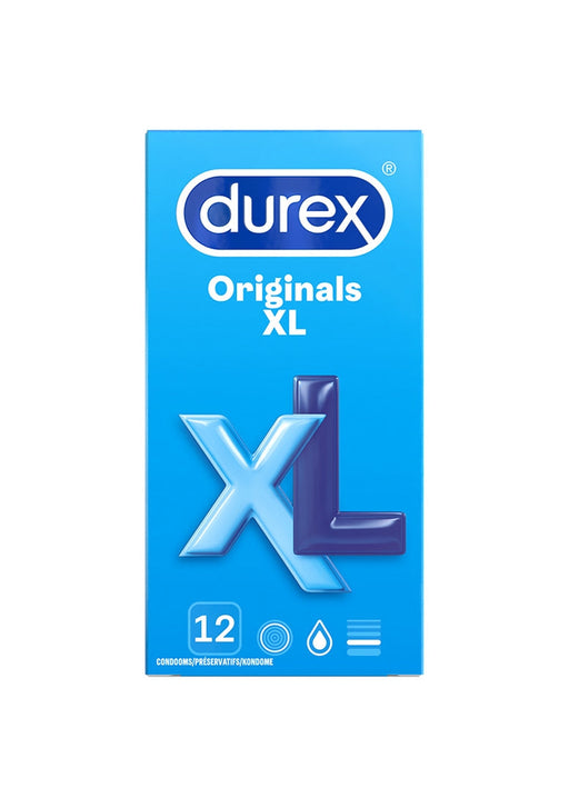 Durex Originals XL Condooms 12 Stuks-Durex-12-SoloDuo
