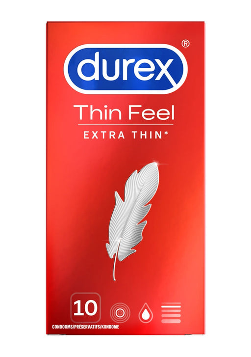 Durex Thin Feel Extra Thin Condooms 10 Stuks-Durex-10-SoloDuo