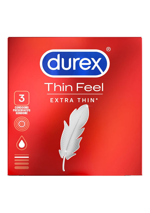 Durex Thin Feel Extra Thin Condooms 3 Stuks-Durex-3-SoloDuo