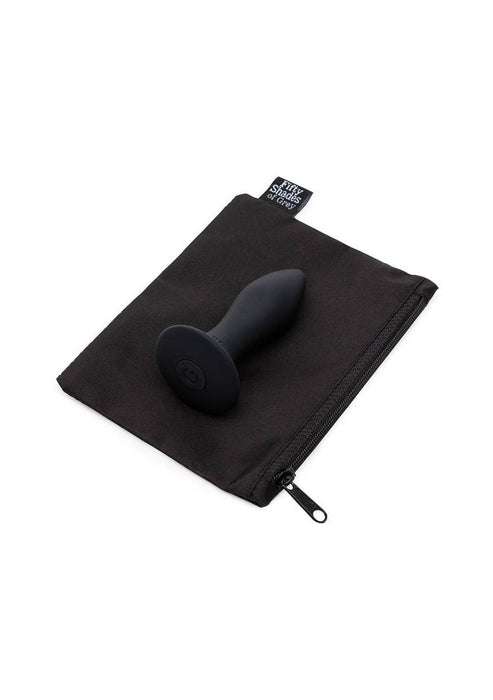 Fifty Shades Collection Vibrerende Butt Plug-Fifty Shades Of Grey-Zwart-SoloDuo