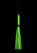 Flogger Glow in the Dark Neon Groen/Zwart-Ouch! Glow in the Dark-Zwart met neon groen-SoloDuo