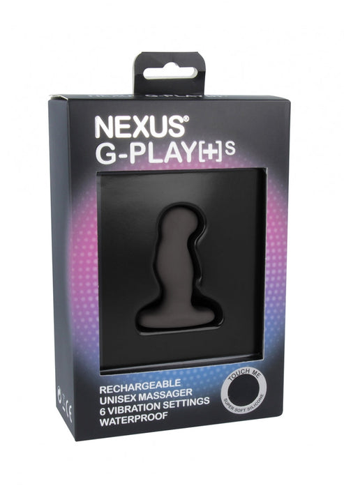 G-Play Small Unisex Vibrator-Nexus-Zwart-SoloDuo