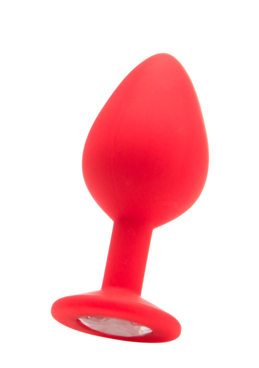 Grote Diamanten Buttplug-Ouch!-Rood-SoloDuo