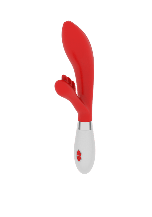 Agave Ultra Zachte Siliconen Vibrator rood soloduo
