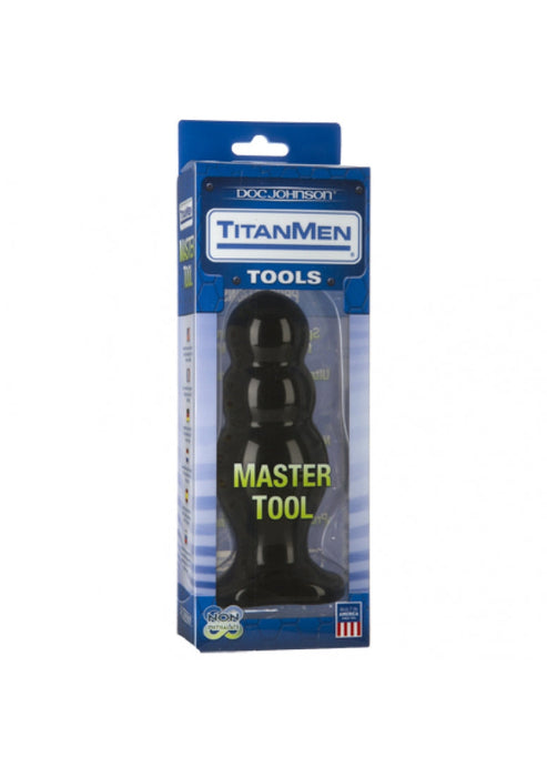 Master Tool 4 - 15 cm-Doc Johnson - TitanMen-Zwart-SoloDuo
