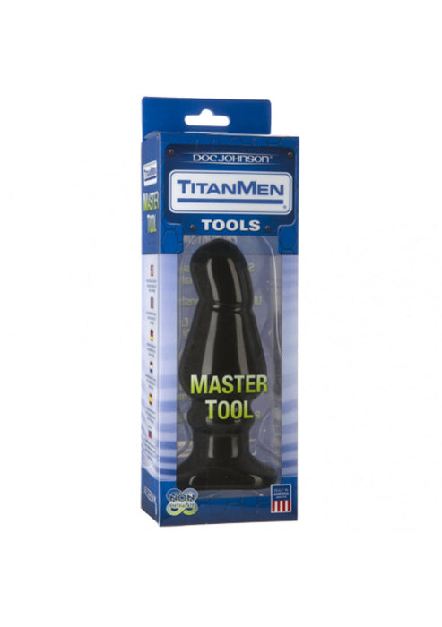 Master Tool 5 - 15 cm-Doc Johnson - TitanMen-Zwart-SoloDuo