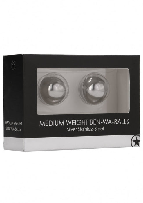 Medium Gewicht Ben-Wa-Ballen-Ouch!-Zilver-SoloDuo