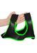 Neopreen Harnas Neon Groen/Zwart-Ouch! Glow in the Dark-Zwart met neon groen-L/XL-SoloDuo
