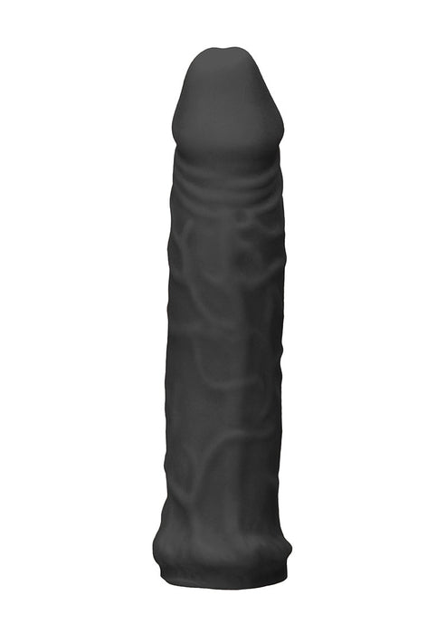 Penis Sleeve 15 cm (6 inch)-RealRock-Zwart-SoloDuo