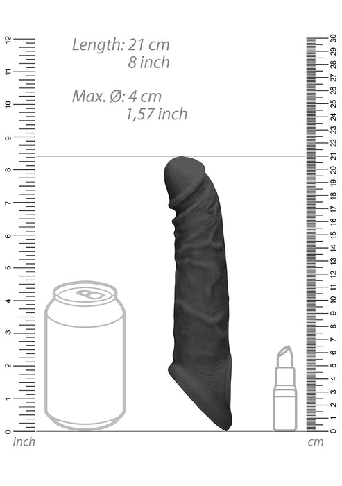 Penis Sleeve 20 cm (8 inch)-RealRock-SoloDuo