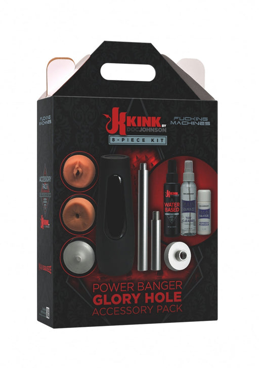 Power Banger Glory Hole Accessories Pack-Doc Johnson - Kink-Zwart-SoloDuo