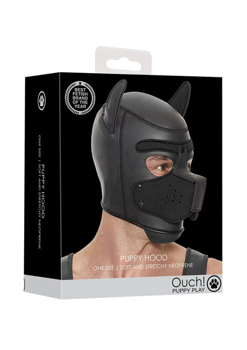 Puppy Play Neopreen Puppy Kap-Ouch! Puppy Play-SoloDuo