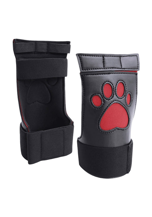 Puppy Play Neopreen Puppy Paw Handschoenen-Ouch! Puppy Play-Rood-SoloDuo