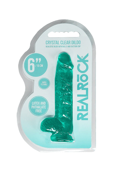 Realistiche Dildo Met Ballen 15 cm (6 inch)-RealRock-SoloDuo